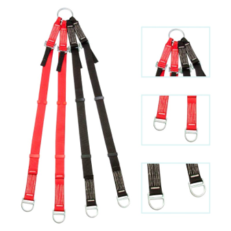 Arnés de Sujeción de 4 Ganchos para Camilla tipo Canastilla